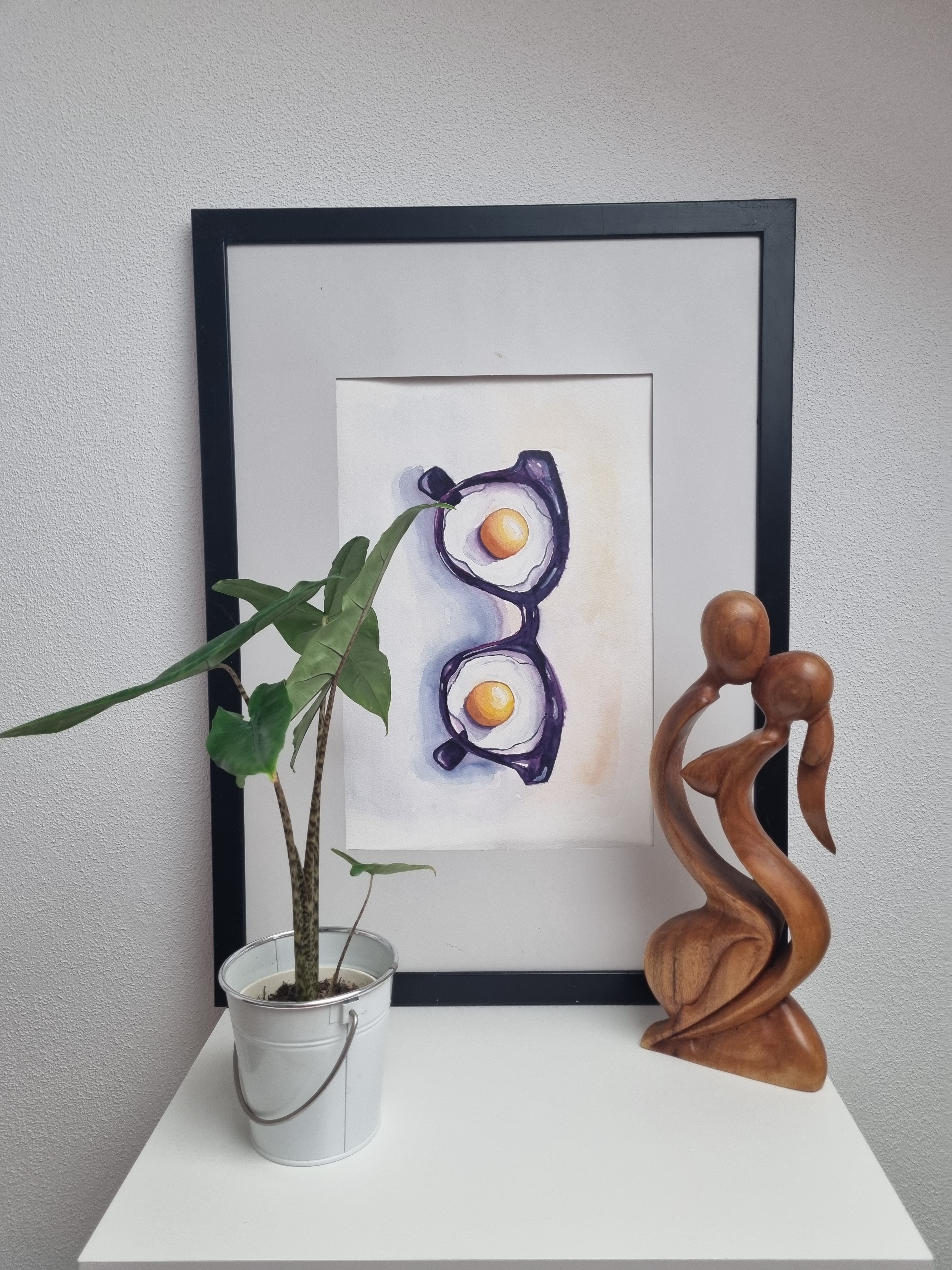 Spiegelei auf Brill - Kunstdrucke - Limitierte Auflage