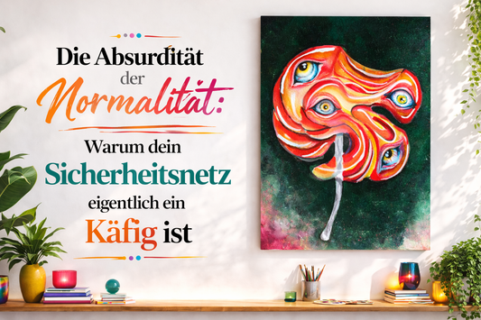 Die Absurdität der Normalität: Warum dein Sicherheitsnetz eigentlich ein Käfig ist