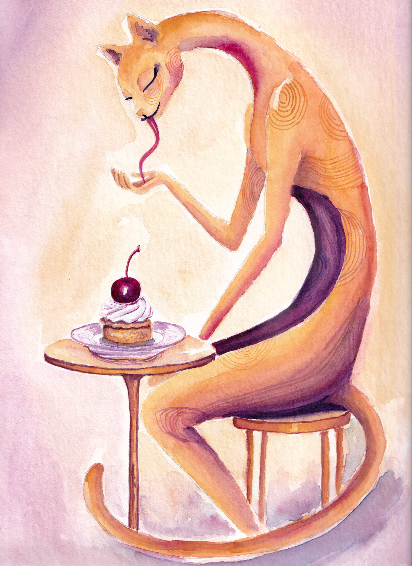 Betty’s süße Eitelkeit - Original Gemälde