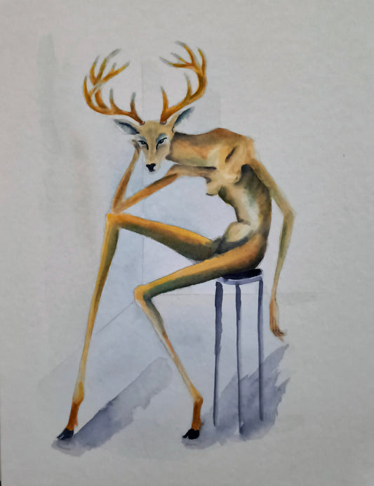 "The Weighted Crown" – Limitierter A3 Print