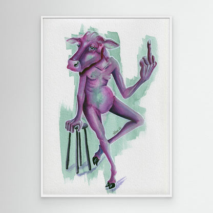 Cow Leinwanddruck