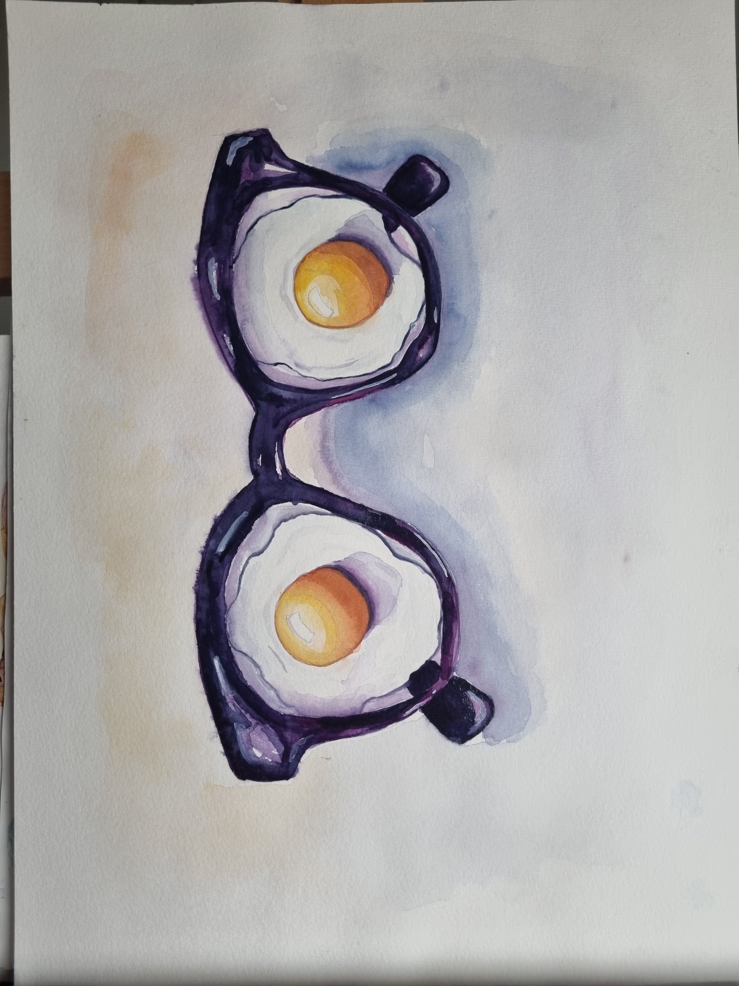 Spiegelei an Brille - Original