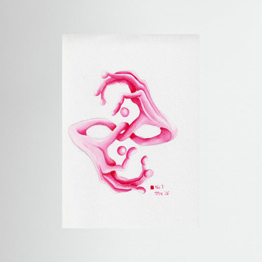 Handstudie No. 7 — surreal abstract hand art print wall decor | Alva Art